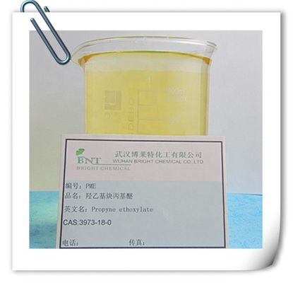 Πρόσθετη ουσία νικελίου PME CAS 3973-18-0/Propynol ethoxylate 98% ανοιχτόκίτρινο υγρό