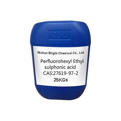 30% Άχρωμο υγρό επιφανειοδραστικό Cas 27619-97-2 Περφθοροεξυλόαιθυλοσουλφονικό οξύ 25KG/DRUM, διαθέσιμο δείγμα Βελτιώνει την υγρασία Μειώνει την επιφανειακή ένταση και βελτιώνει τις επιδόσεις των διεπαφών THPFOS
